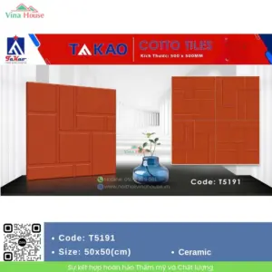 Gạch 50x50 Takao T5191 Lát Sân