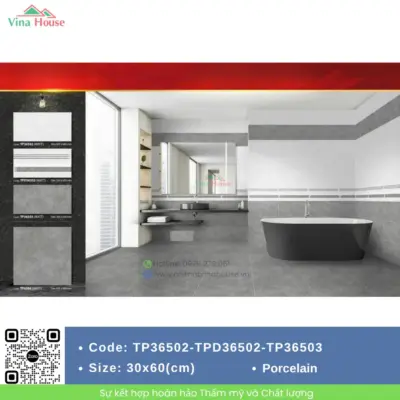 Gạch ốp tường 30×60 Mikado TP36502-TPD36502-TP36503