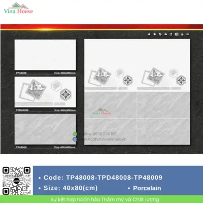 Gạch 40×80 Mikado TP48008-TPD48008-TP48009