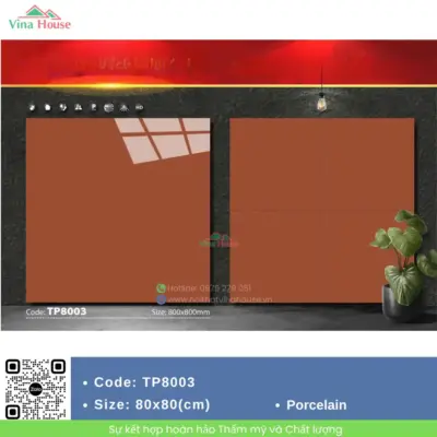 Gạch 80×80 Mikado TP8003 bóng