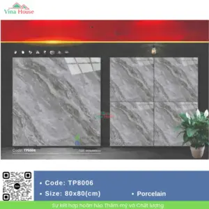 Gạch 80x80 Mikado TP8006 bóng