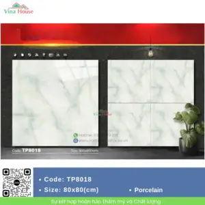 Gạch 80x80 Mikado TP8018 bóng
