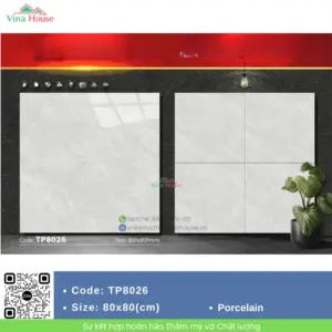 Gạch 80x80 Mikado TP8026 bóng