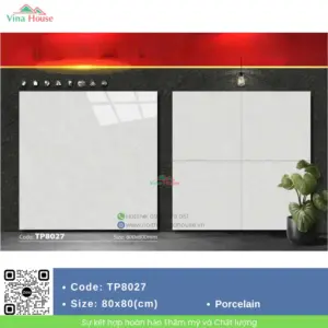 Gạch 80x80 Mikado TP8027 bóng