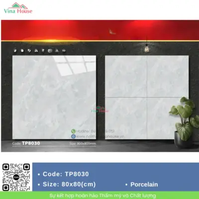 Gạch 80×80 Mikado TP8030 bóng