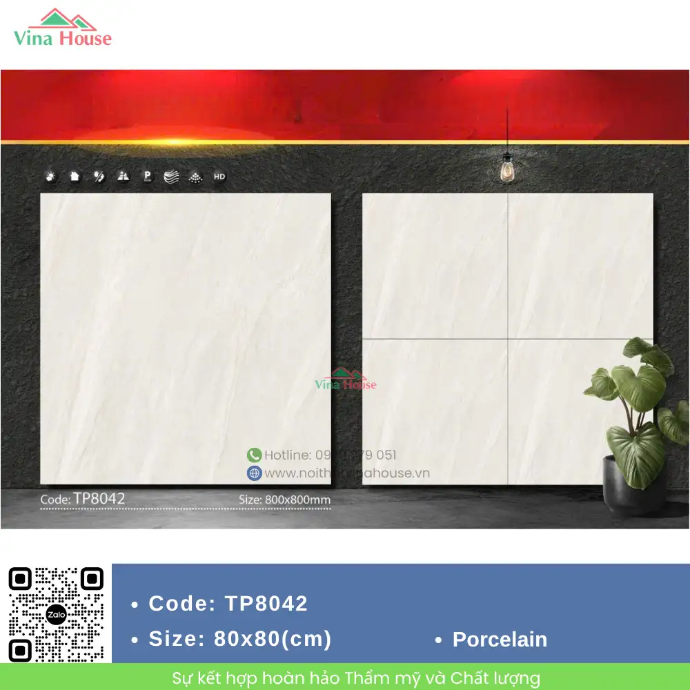 Gạch 80x80 Mikado TP8042 bóng