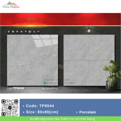 Gạch 80×80 Mikado TP8044 bóng