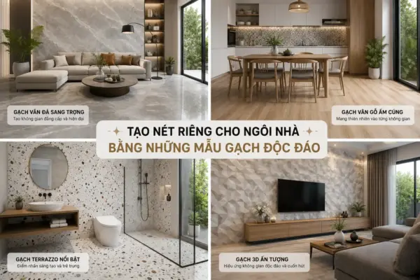 Tạo Nét Riêng Cho Ngôi Nhà Bằng Những Mẫu Gạch Độc Đáo