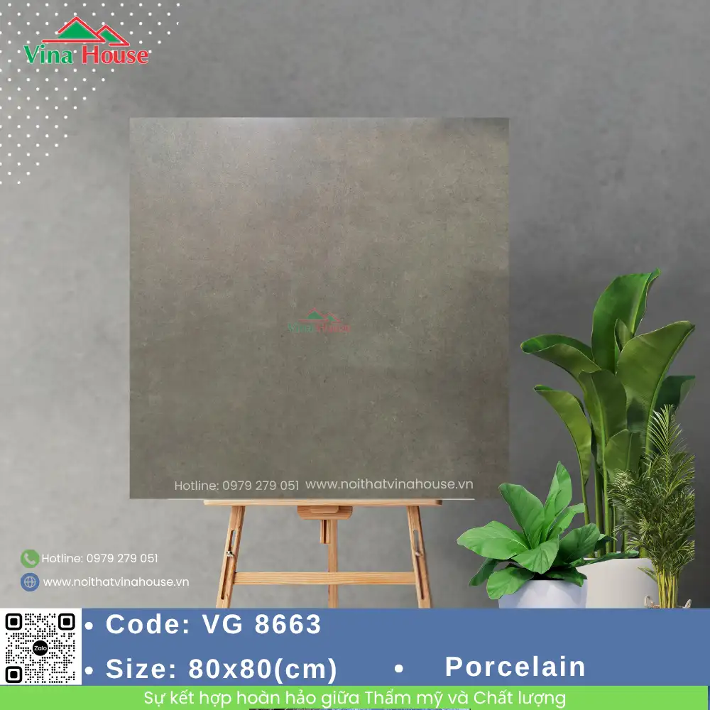 Gạch 80x80 Hoàng Gia VG8663