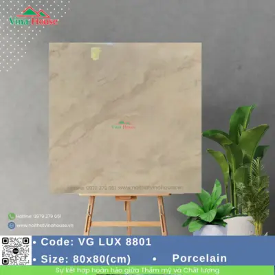 Gạch 80×80 Hoàng Gia VGLUX8801
