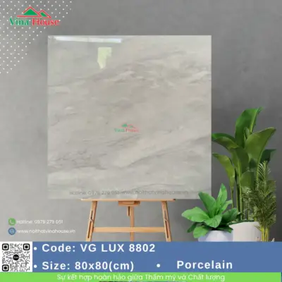 Gạch 80×80 Hoàng Gia VGLUX8802
