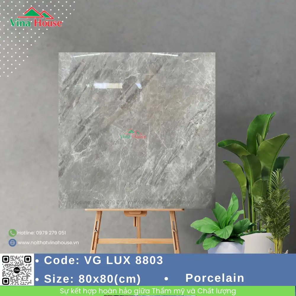 Gạch 80x80 Hoàng Gia VGLUX8803