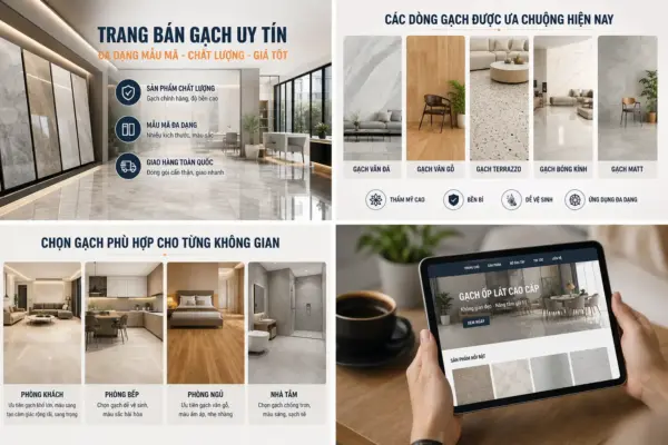 Trang Bán Gạch Uy Tín: Bí Quyết Chọn Gạch Đẹp, Chất Lượng Và Phù Hợp