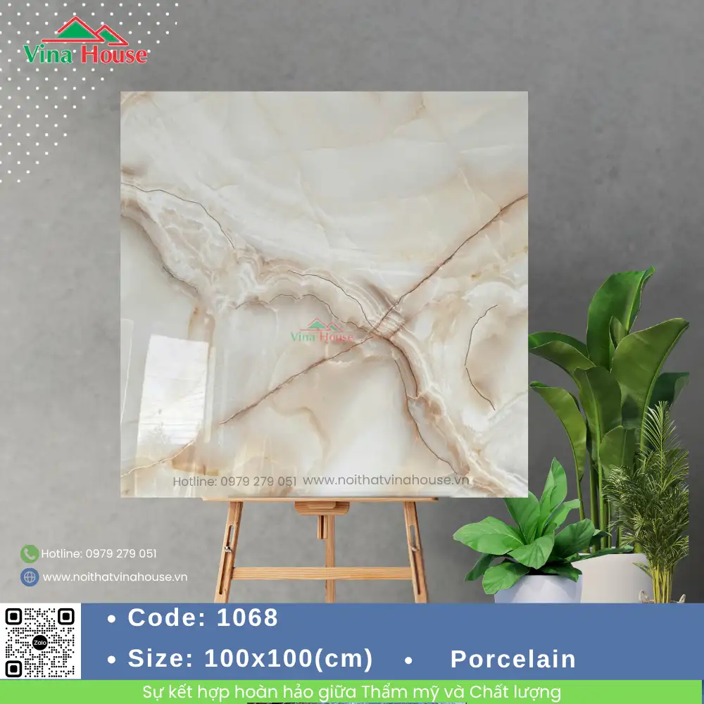 Gạch 100X100 Trung Quốc 1068 bóng