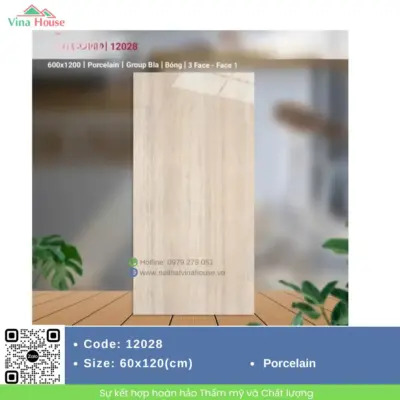 Gạch 60×120 Catalan 12028 Bóng
