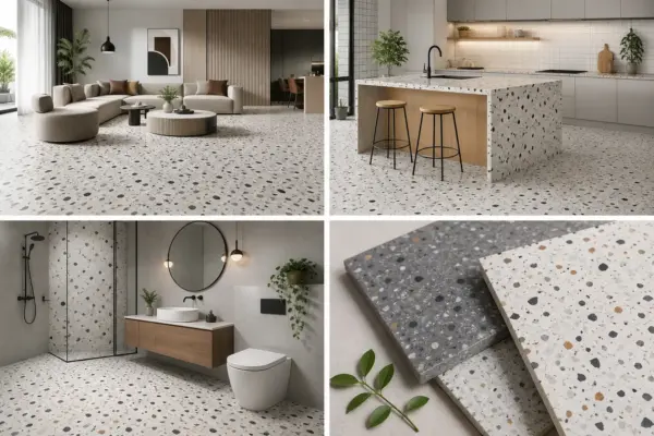 Gạch Terrazzo Đẹp: Xu Hướng Trang Trí Nội Thất Được Yêu Thích