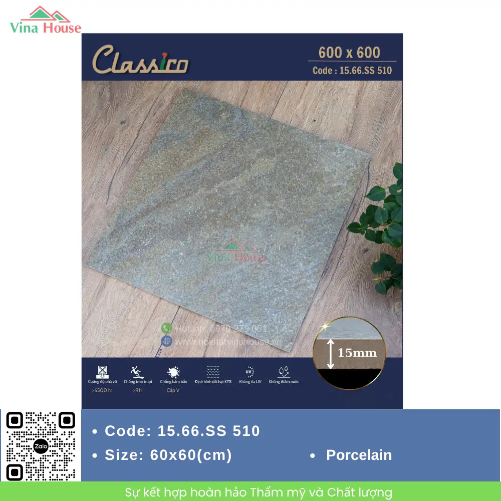 Gạch Sân Vườn 60x60 Apodio 15.66.SS 510