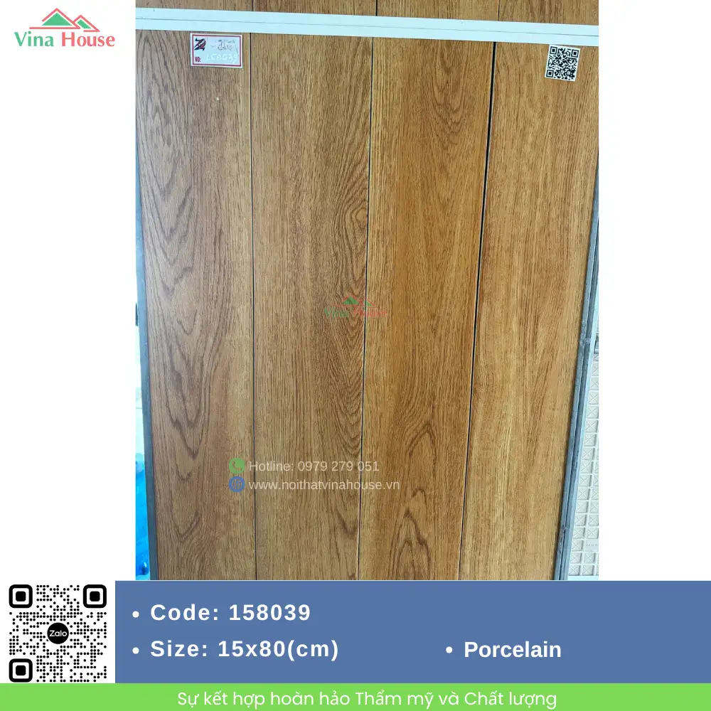 Gạch Vân Gỗ 15x80 Trung Quốc 158039