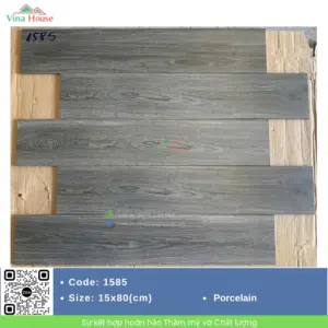 Gạch Vân Gỗ 15x80 Hoàng Gia 1585