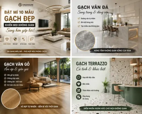 Bật Mí 10 Mẫu Gạch Đẹp Khiến Mọi Không Gian Trở Nên Sang Hơn Gấp Bội