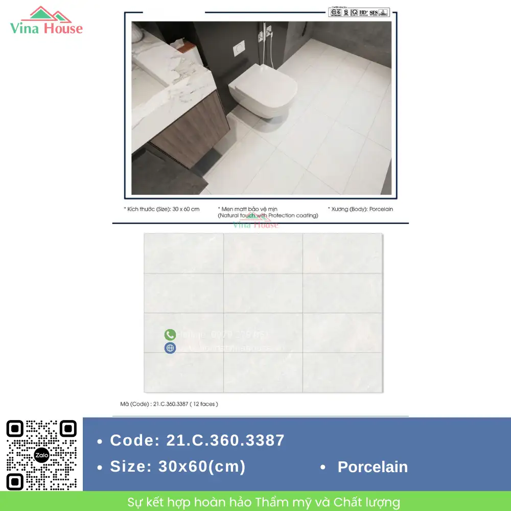 Gạch 30x60 Á Mỹ 21.C.360.3387