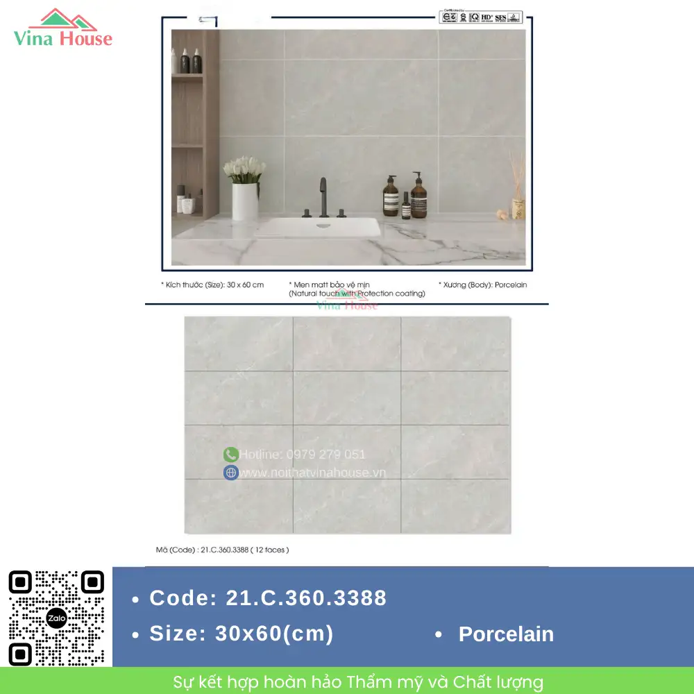 Gạch 30x60 Á Mỹ 21.C.360.3388