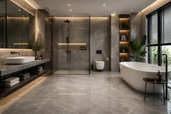 Bạn Sẽ Bất Ngờ Khi Thấy Gạch Khổ Lớn Thay Đổi Căn Nhà Ra Sao