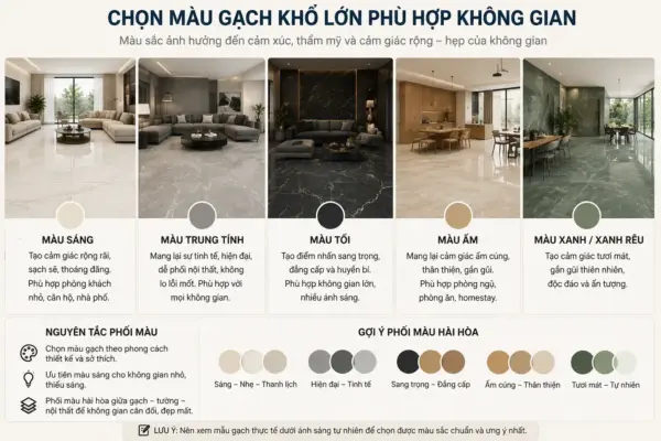 Bạn Sẽ Bất Ngờ Khi Thấy Gạch Khổ Lớn Thay Đổi Căn Nhà Ra Sao