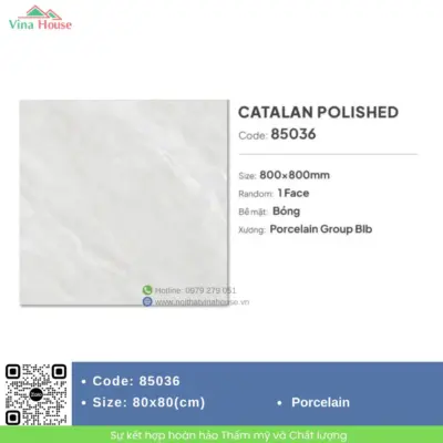 Gạch 80×80 Catalan 85036 Bóng