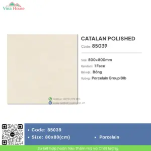 Gạch 80x80 Catalan 85039 Bóng