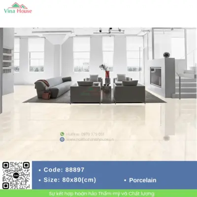 Gạch 80×80 APODIO 88897 Bóng