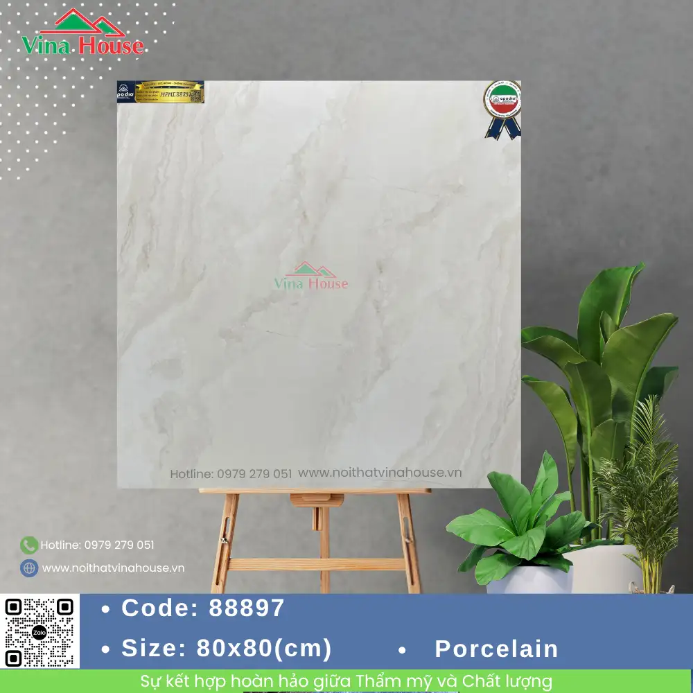Gạch 80x80 APODIO 88897 Bóng