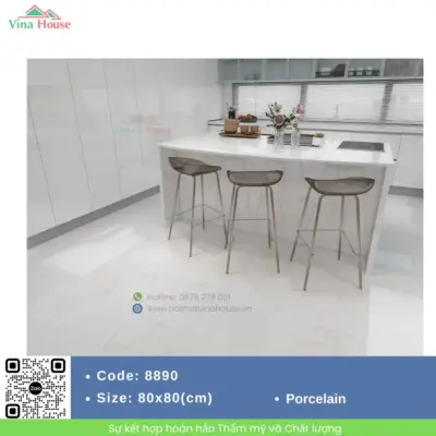 Gạch 80×80 APODIO 8890 Bóng