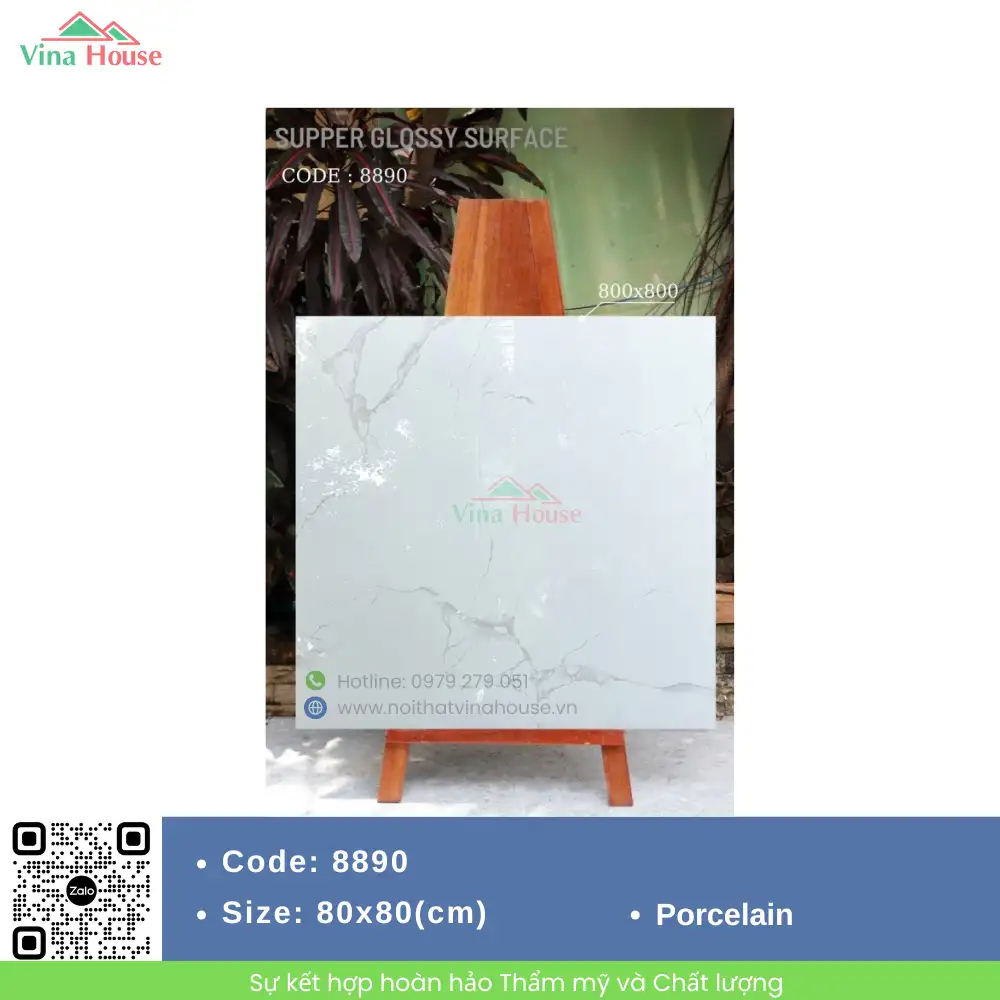 Gạch 80x80 APODIO 8890 Bóng