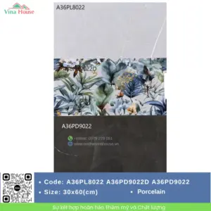 Gạch 30x60 APODIO A36PL8022-A36PD9022D-A36PD9022