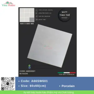 Gạch 60x60 APODIO A66SW601 Matt