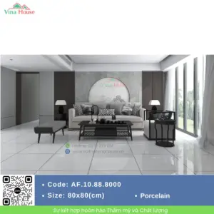 Gạch 80x80 APODIO AF.10.88.8000 Bóng