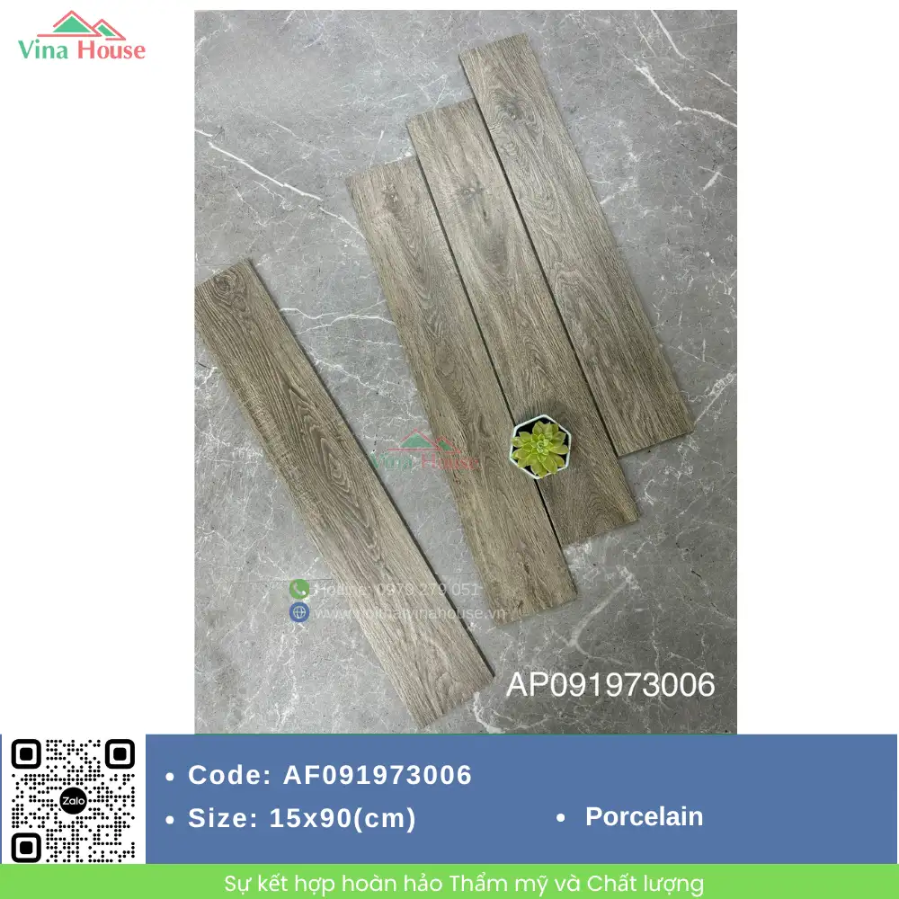 Gạch Vân Gỗ 15x90 APODIO AF091973006