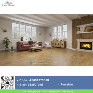 Gạch Vân Gỗ 15x90 APODIO AF091973008