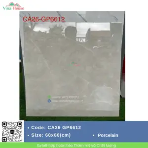 Gạch 60x60 Viglacera CA26 GP6612