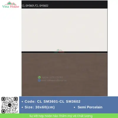 Gạch 30×60 Viglacera CLSM3601-CLSM3602