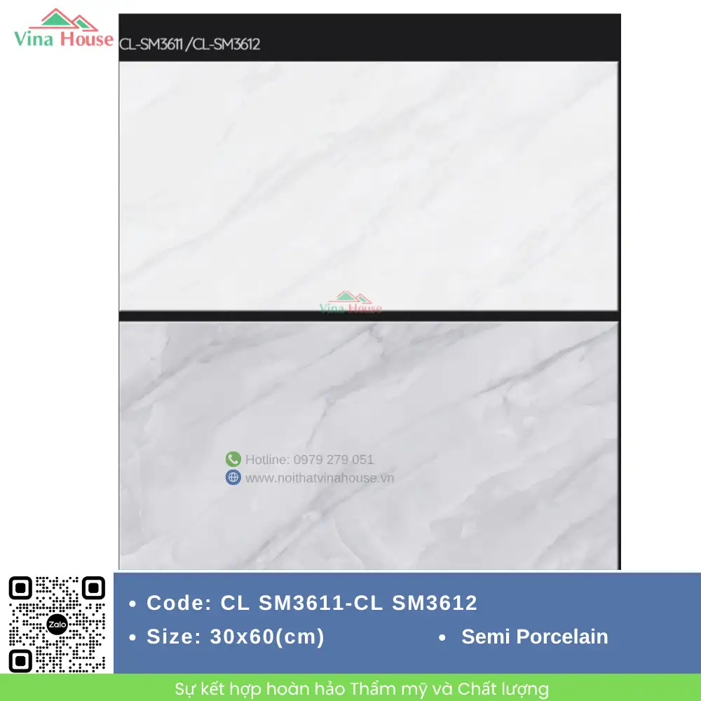 Gạch 30x60 Viglacera CLSM3611-CLSM3612