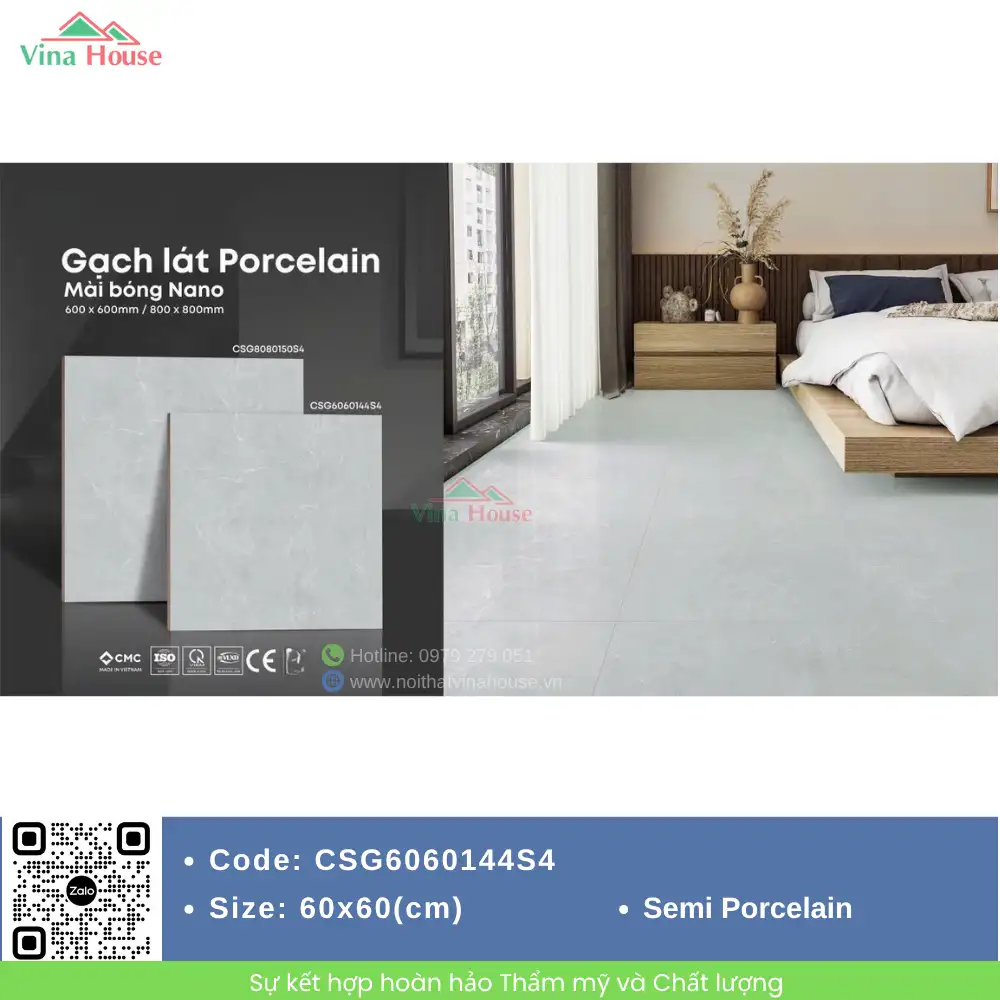 Gạch 60x60 CMC CSG6060144S4 Bóng