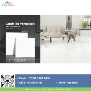 Gạch 60x60 CMC CSG6060146S4 Bóng