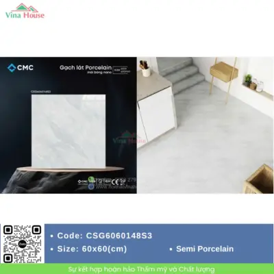 Gạch 60×60 CMC CSG6060148S4 Bóng