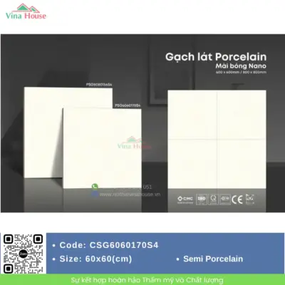 Gạch 60×60 CMC CSG6060170S4 Bóng