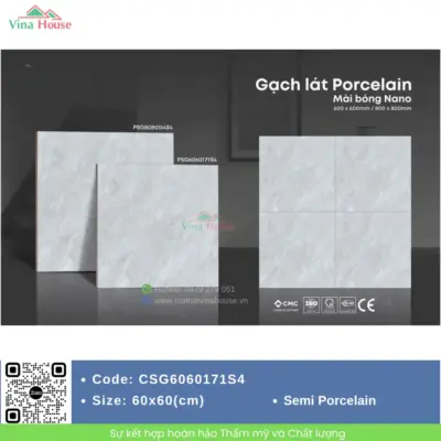 Gạch 60×60 CMC CSG6060171S4 Bóng