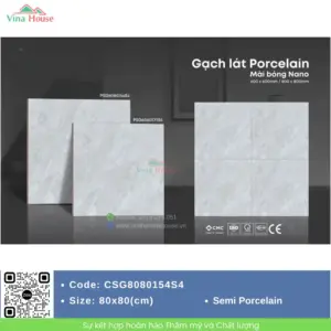 Gạch 80x80 CMC CSG80154S4 Bóng