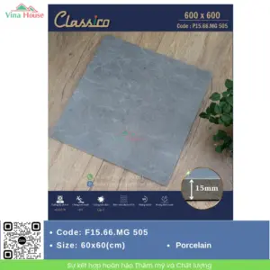Gạch Sân Vườn 60x60 Apodio 15.66.MG 505