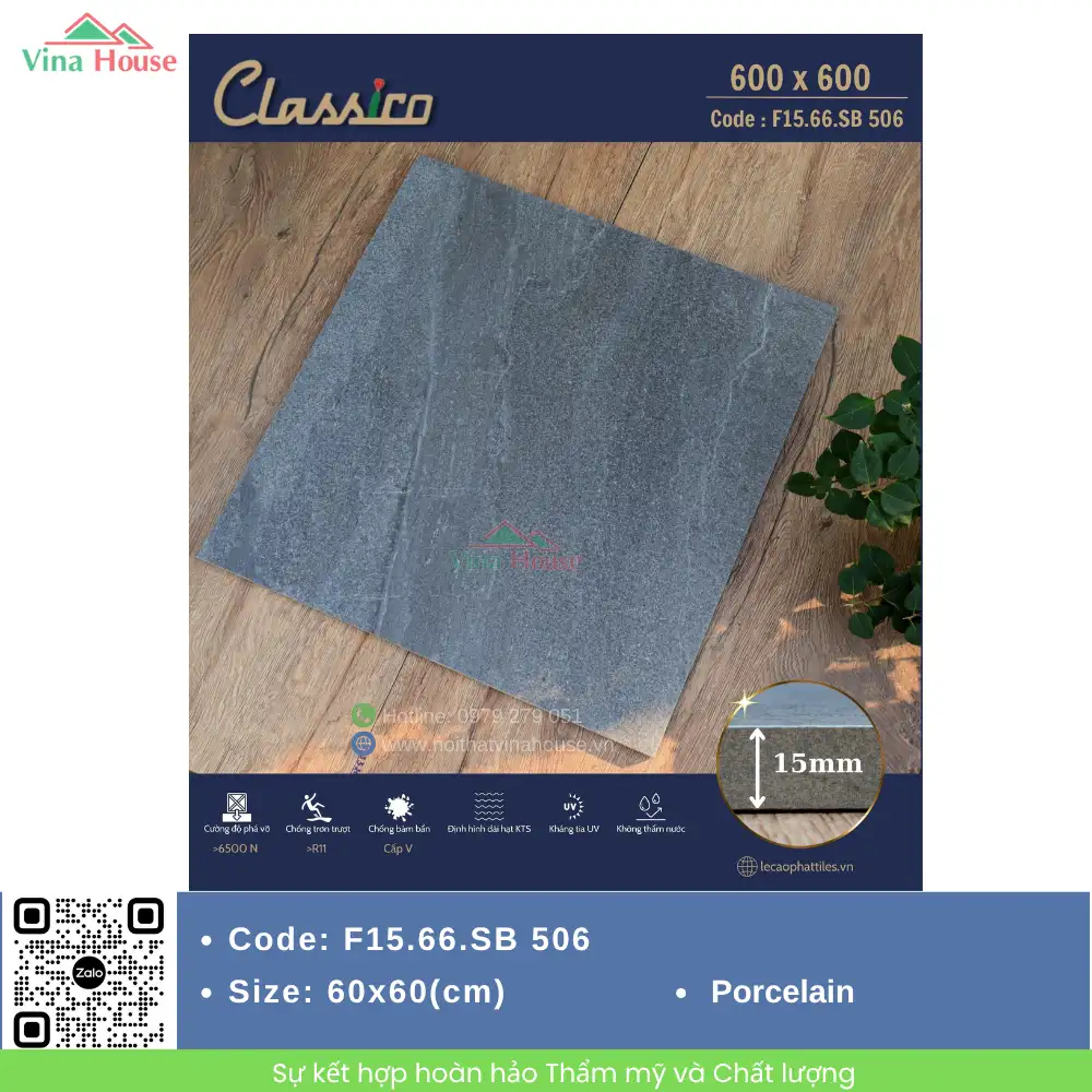 Gạch Sân Vườn 60x60 Apodio 15.66.SB 506